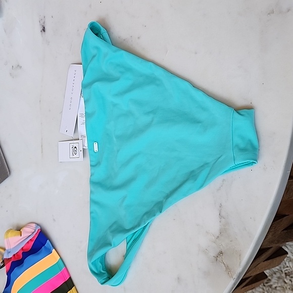 NWT RIPCURL Brights good pant aqua green bikini bottoms Size large - Picture 6 of 7